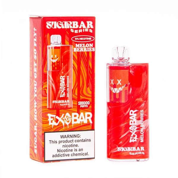 SugarBar x ExodusBar SB8000 5% SugarBar Disposables Melon Berries / 7000+ / 5% (50mg)