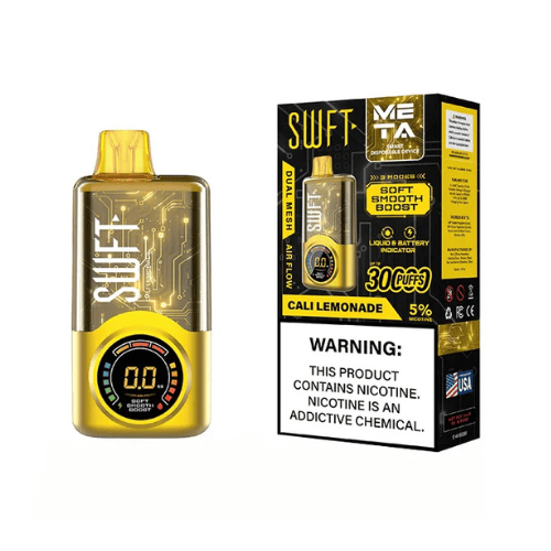 SWFT Meta 30k 5% Rechargeable Disposable SWFT Disposables Cali Lemonade / 30000+ / 5% (50mg)