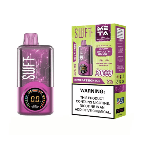 SWFT Meta 30k 5% Rechargeable Disposable SWFT Disposables Kiwi Passion Ice / 30000+ / 5% (50mg)