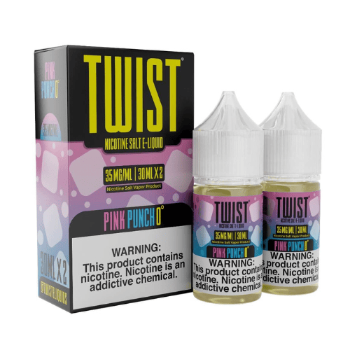Twist Salts 30mL x2 Twist e-Liquids Nicotine Salt Premiums Pink Punch 0 / 35mg