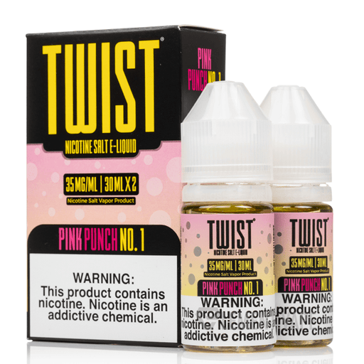 Twist Salts 30mL x2 Twist e-Liquids Nicotine Salt Premiums Pink Punch No. 1 / 35mg