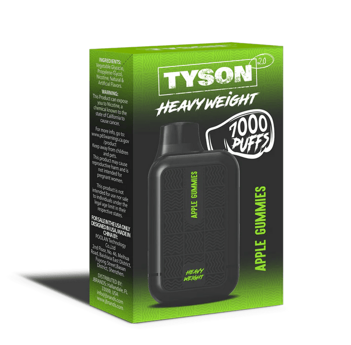 Tyson 2.0 Heavyweight 7000+ 5% Vape Tyson Disposables