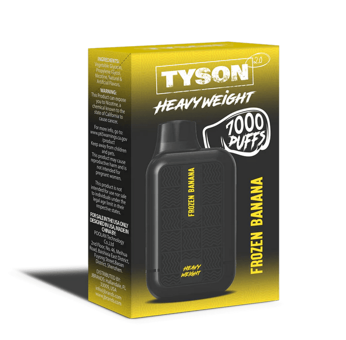 Tyson 2.0 Heavyweight 7000+ 5% Vape Tyson Disposables Frozen Banana / 7000+ / 5% (50mg)