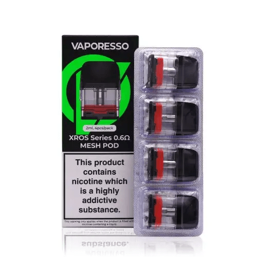 Vaporesso XROS Pod Aurora: Quick Clouds Vape Shop Coils/Pods/Glass Vaporesso XROS Pod Aurora: Quick Clouds Vape Shop Coils/Pods/Glass