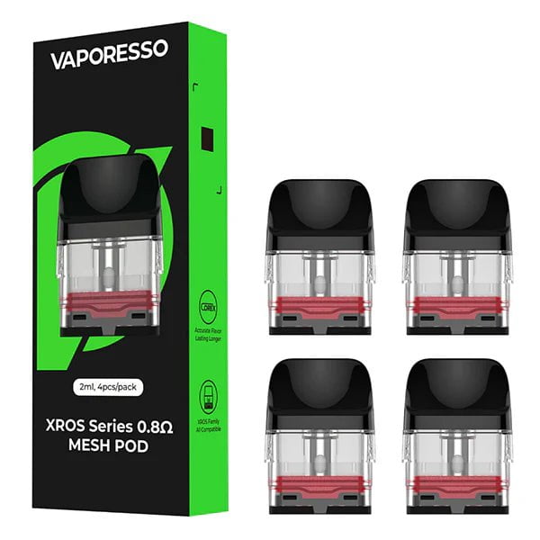 Vaporesso XROS Pod Vaporesso Coils/Pods/Glass 0.8 Ohm Mesh Pod (2ml)