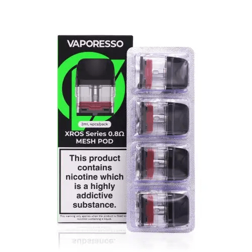 Vaporesso XROS Pod Aurora: Quick Clouds Vape Shop Coils/Pods/Glass Vaporesso XROS Pod Aurora: Quick Clouds Vape Shop Coils/Pods/Glass