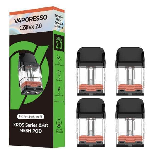 Vaporesso XROS Pod Vaporesso Coils/Pods/Glass Corex 2.0 0.6 Ohm Mesh Pod (2ml)