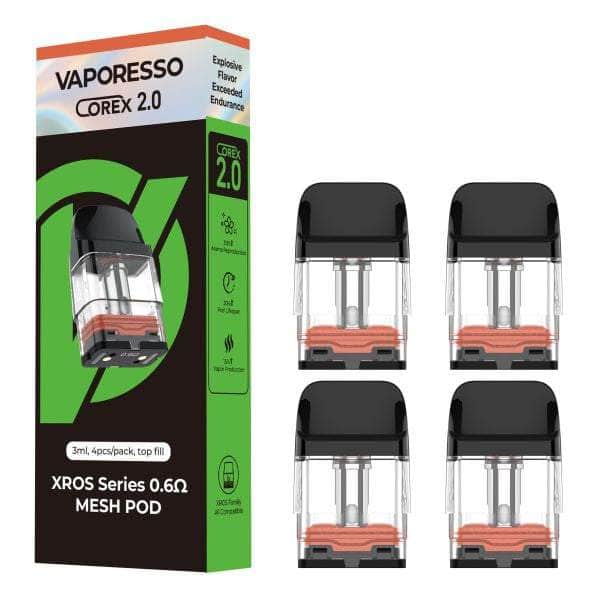 Vaporesso XROS Pod Aurora: Quick Clouds Vape Shop Coils/Pods/Glass Vaporesso XROS Pod Aurora: Quick Clouds Vape Shop Coils/Pods/Glass