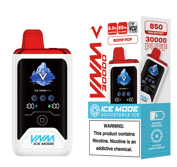 VNM Ice Mode 30k 5% VNM Disposables Bomb Pop / 30000+ / 5% (50mg)