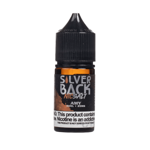 Silverback Juice Co Nic Salts 30mL Silverback Juice Co Nicotine Salt Premiums Amy (vanilla bean peanut butter brittle caramel) / 25mg