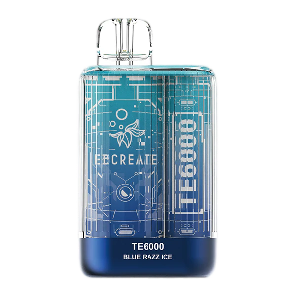TE6000 by EBDesign 4% EBDesign Disposables Blue Razz Ice / 6000+ / 4% (40mg)