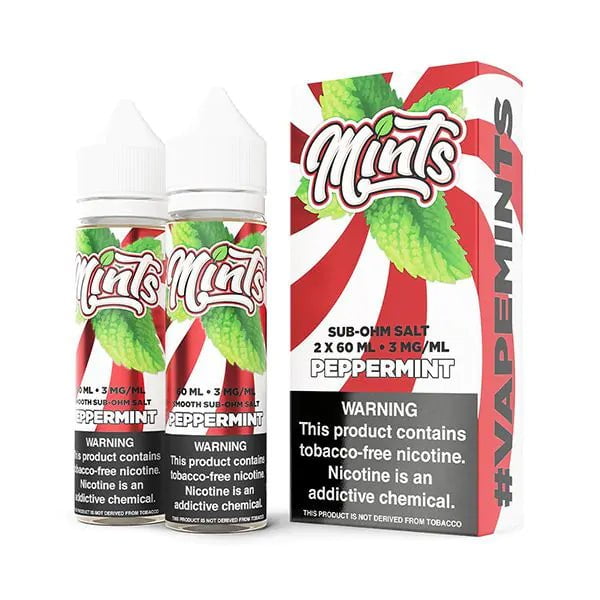 Mints Premium E-Juice 120mL the Mints e-Juice Premium e-Liquids Peppermint / 3mg / 120mL