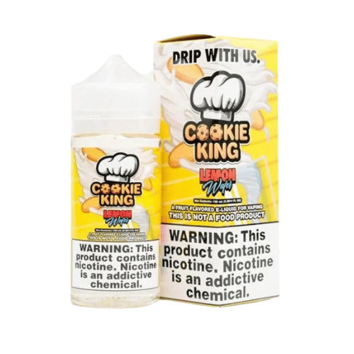 Cookie King 100mL Candy King Premium e-Liquids Lemon Wafer / 0mg / 100mL