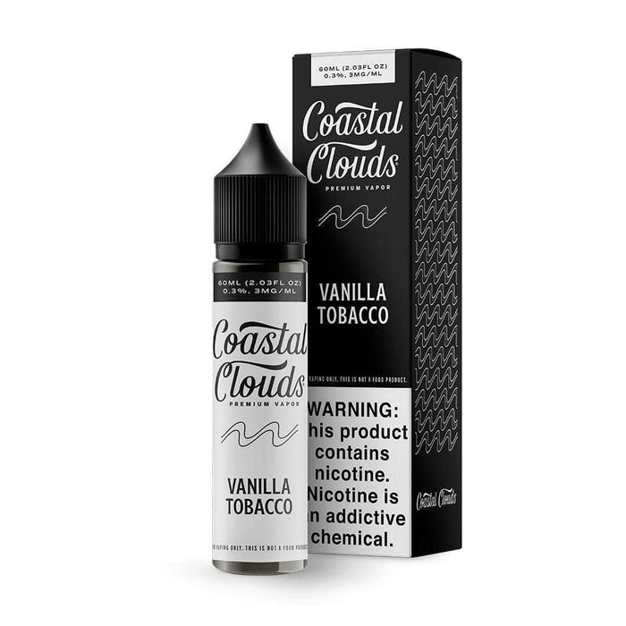 Coastal Clouds desserts 60mL Coastal Clouds Premium e-Liquids Vanilla Tobacco / 0mg / 60mL