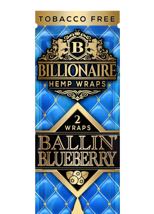 Billionaire Hemp Wraps Billionaire Hemp Wraps Smoking Accessories Ballin Blueberry