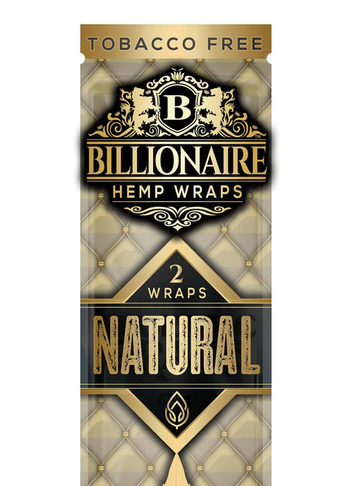 Billionaire Hemp Wraps Billionaire Hemp Wraps Smoking Accessories Natural