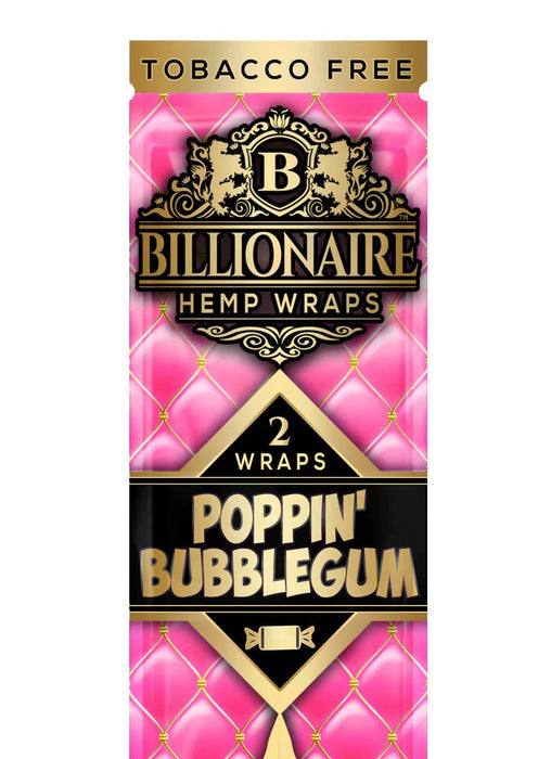 Billionaire Hemp Wraps Billionaire Hemp Wraps Smoking Accessories Poppin' Bubblegum