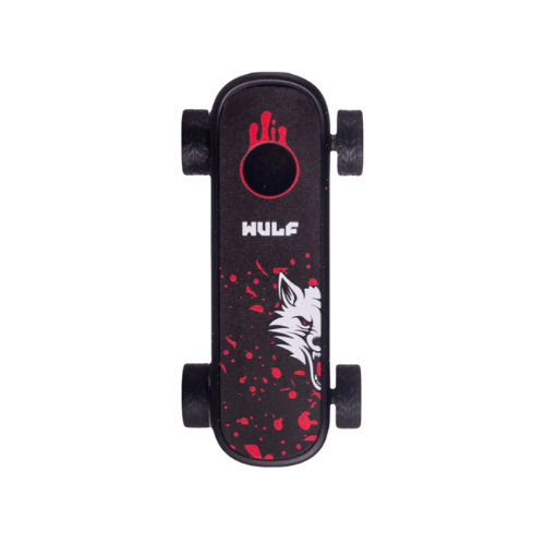 Wulf Deck 510 Battery Wulf Mods Smoking Accessories Black with Red Spatter