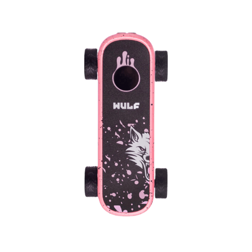 Wulf Deck 510 Battery Wulf Mods Smoking Accessories Pink with Black Splatter