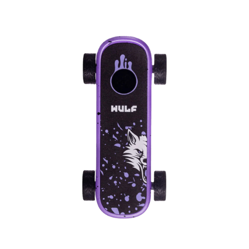 Wulf Deck 510 Battery Wulf Mods Smoking Accessories Purple with Black Splatter
