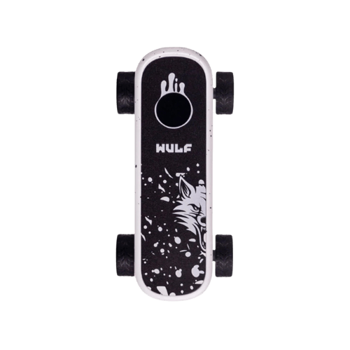 Wulf Deck 510 Battery Wulf Mods Smoking Accessories White with Black Splatter