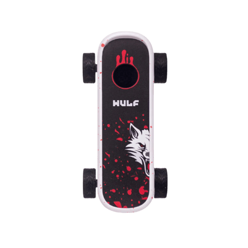 Wulf Deck 510 Battery Wulf Mods Smoking Accessories White with Red Splatter