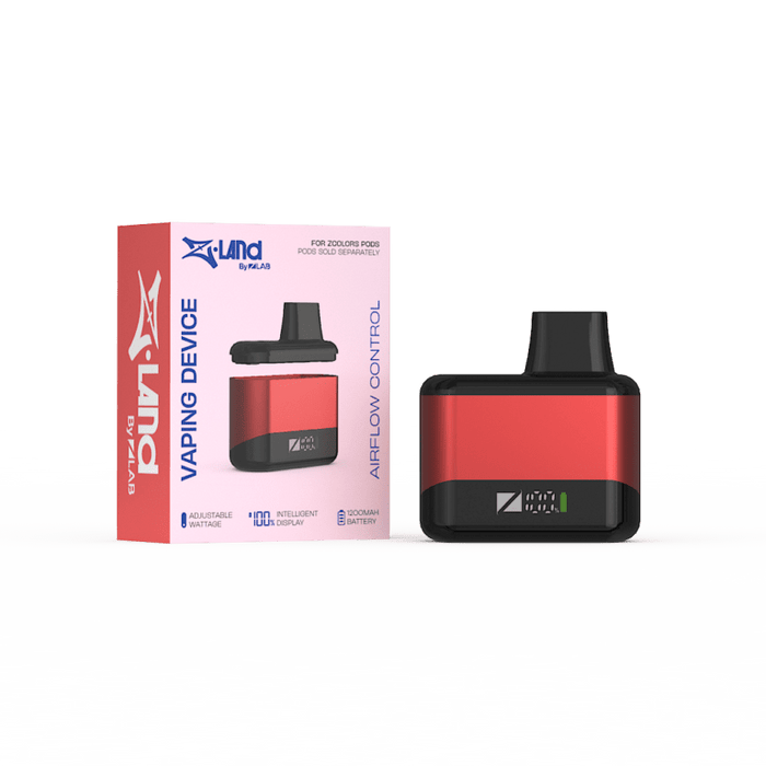 Z-Land by ZLAB Vape Battery Kit ZLAB Disposables Red