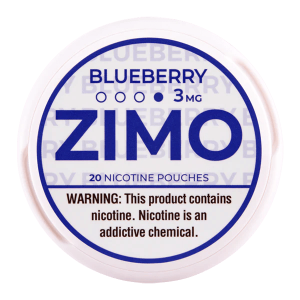 Zimo Nicotine Pouches Zimo Nicotine Pouches Blueberry / 8% (80mg)