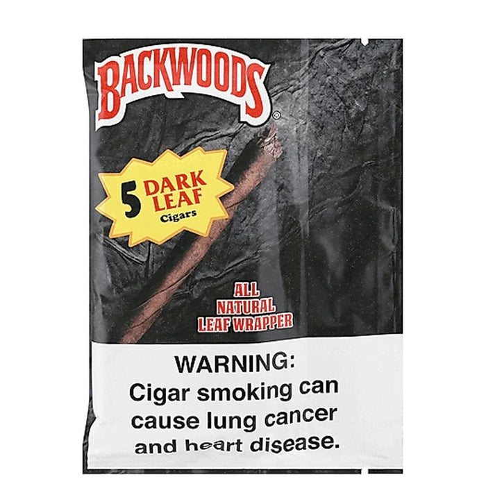 Backwoods - 5 Pack Cigars Backwoods Smoking Accessories Dark Leaf Backwoods / 5