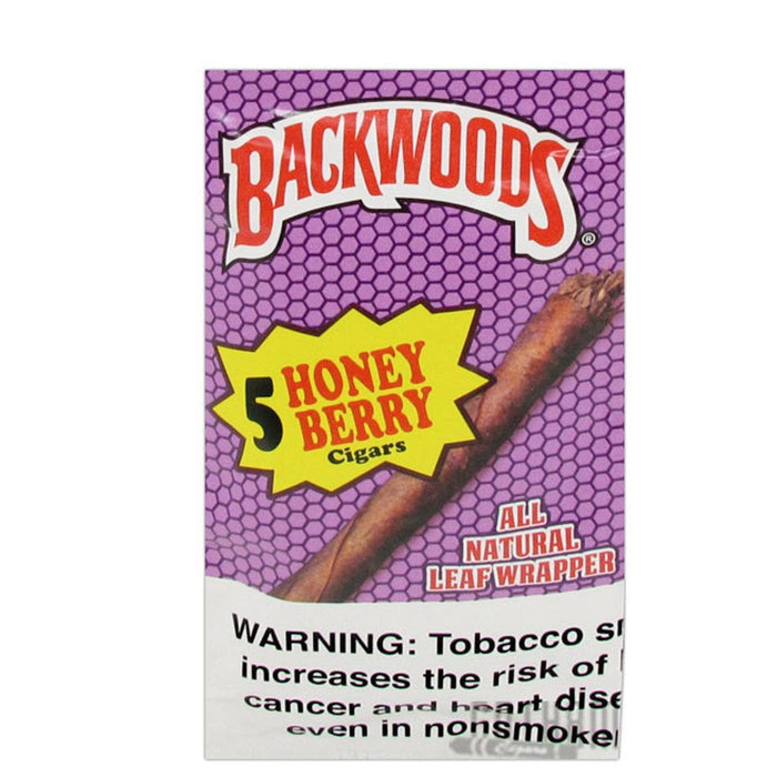 Backwoods - 5 Pack Cigars Backwoods Smoking Accessories Honey Berry Backwoods / 5