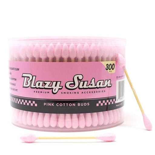 Blazy Susan Pink Cotton Buds 300 Count Blazy Susan Smoking Accessories