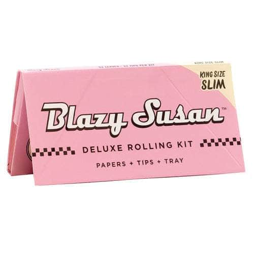 Blazy Susan Pink Rolling Papers King Size Quick Clouds Smoking Accessories