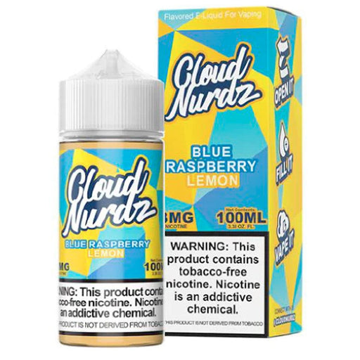 Cloud Nurdz 100mL Cloud Nurdz Premium e-Liquids Blue Raspberry Lemon / 3mg / 100mL