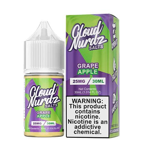 Cloud Nurdz Salt 30mL Cloud Nurdz Nicotine Salt Premiums Apple Grape / 25mg