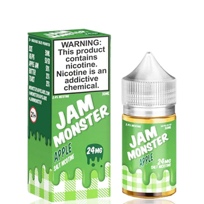 Jam Monster Salts 30mL Monster Labs Nicotine Salt Premiums Apple Jam Monster Salt / 24mg