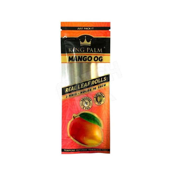 King Palm Real Leaf Mini Rolls (2 Pack) King Palm Smoking Accessories Mango OG