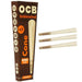 OCB Unbleached Cones OCB Smoking Accessories 1 1/4" (5 cones)