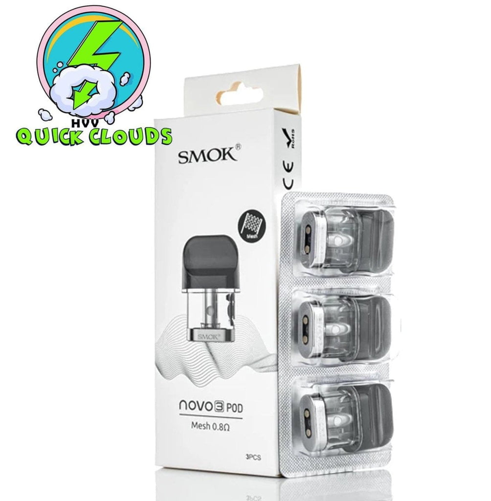 Smok Novo 3 Pod Aurora: Quick Clouds Vape Shop Coils/Pods/Glass Smok Novo 3 Pod Aurora: Quick Clouds Vape Shop Coils/Pods/Glass