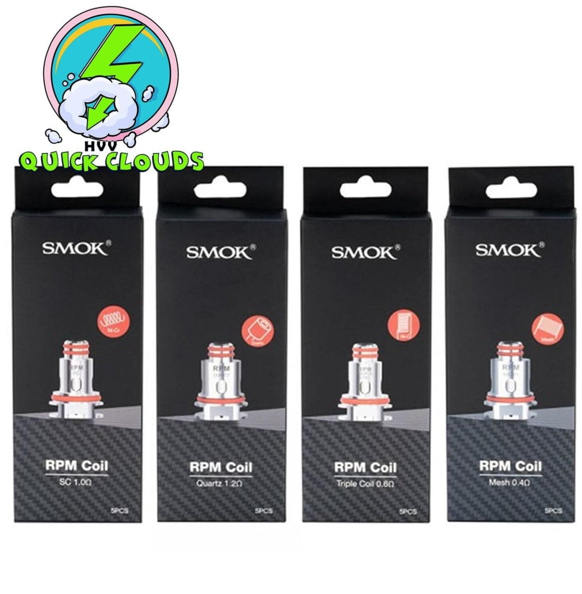Smok RPM Coil Aurora: Quick Clouds Vape Shop Coils/Pods/Glass Smok RPM Coil Aurora: Quick Clouds Vape Shop Coils/Pods/Glass