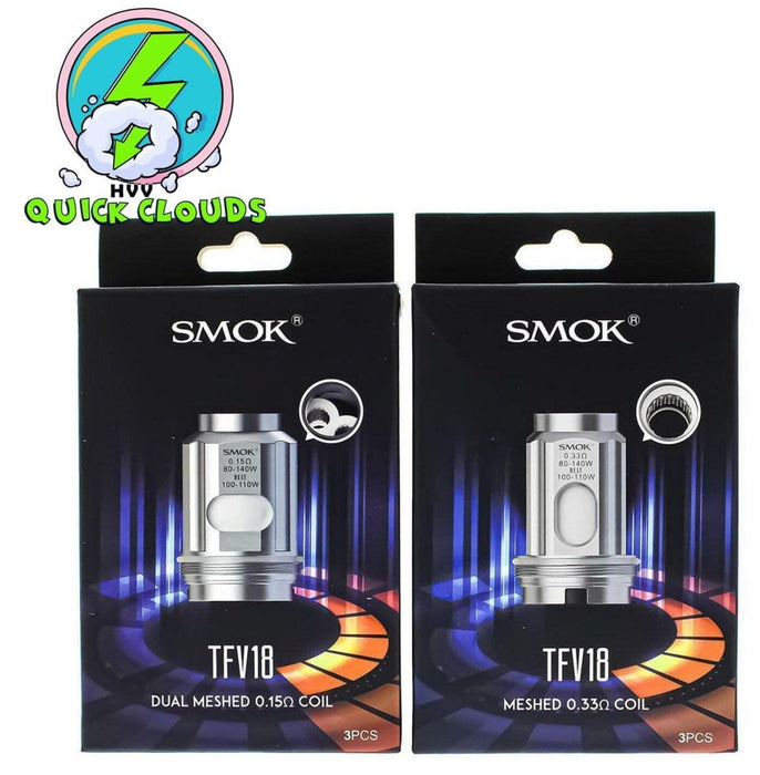 Smok TFV18 Coil Smok Coils/Pods/Glass Mesh 0.33 Ohm (80-140W) / Pack (3 coils)