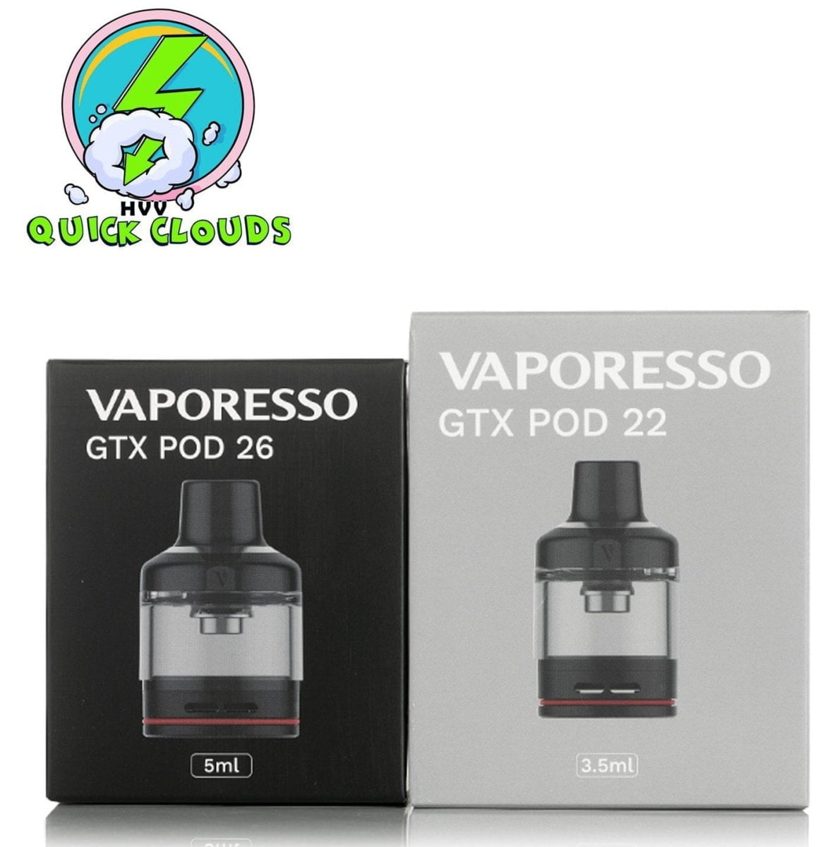 Vaporesso GTX Pod Aurora: Quick Clouds Vape Shop Coils/Pods/Glass Vaporesso GTX Pod Aurora: Quick Clouds Vape Shop Coils/Pods/Glass
