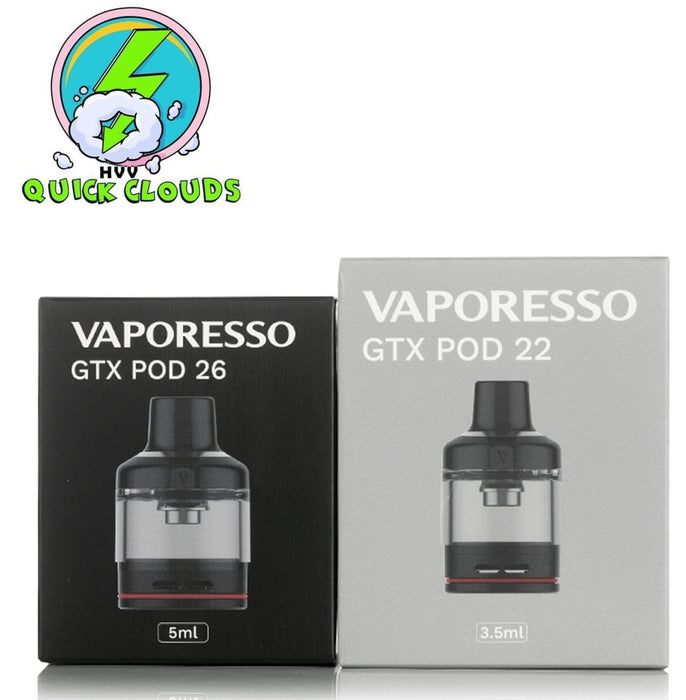 Vaporesso GTX Pod Vaporesso Coils/Pods/Glass Pod 22 / Pack (2 pods)