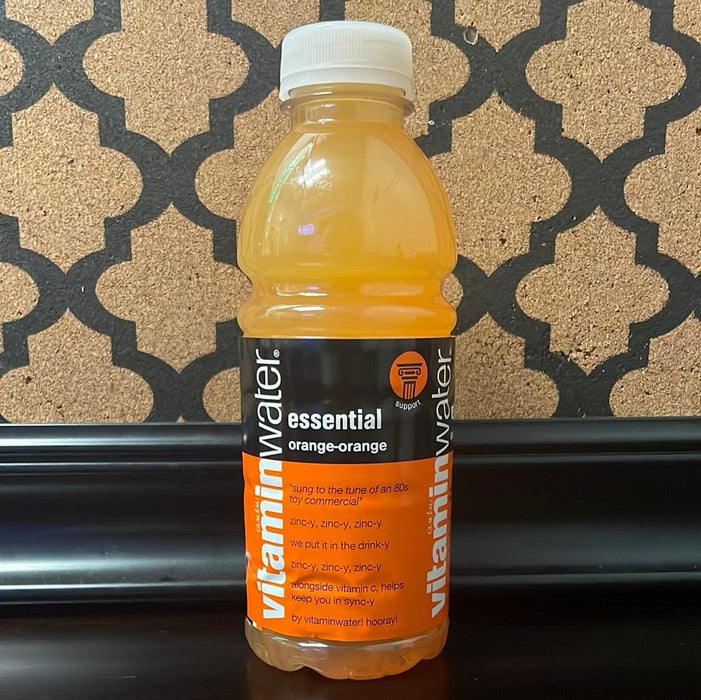 Vitamin Waters Vitamin Water Snacks & Beverages Vitamin Water 20 oz. Essential (Orange-Orange)