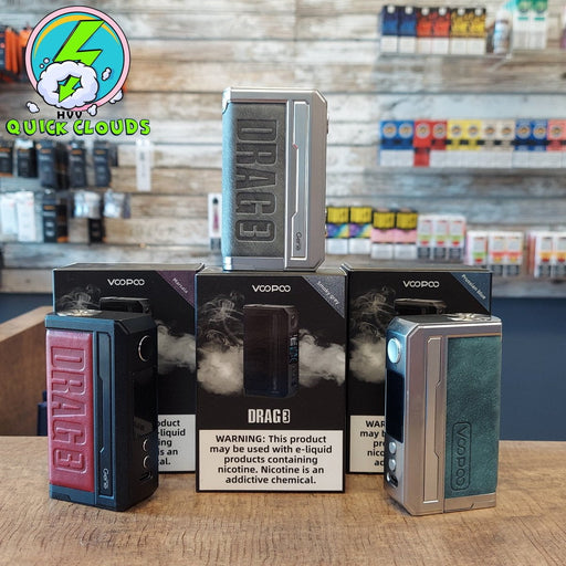 Voopoo Drag 3 Mod Aurora: Quick Clouds Vape Shop Hardware- Mods Voopoo Drag 3 Mod Aurora: Quick Clouds Vape Shop Hardware- Mods