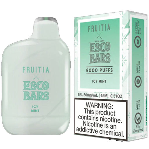 Esco Bars Fruitia 6000 5% Esco Bars by Pastel Cartel Disposables Icy Mint / 6000+ / 5% (50mg)