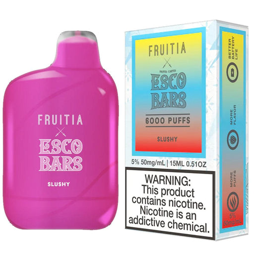 Esco Bars Fruitia 6000 5% Esco Bars by Pastel Cartel Disposables Slushy / 6000+ / 5% (50mg)