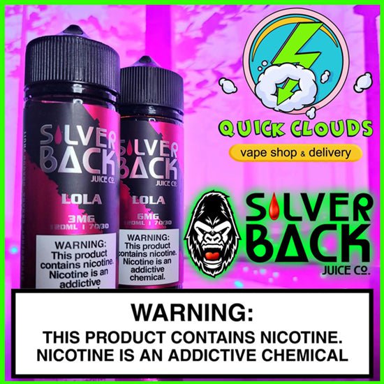 SILVERBACK JUICE CO 120ML LIQUIDS IN AURORA CO AT QUICK CLOUDS VAPE SHOP Quick Clouds SILVERBACK JUICE CO 120ML LIQUIDS IN AURORA CO AT QUICK CLOUDS VAPE SHOP Quick Clouds