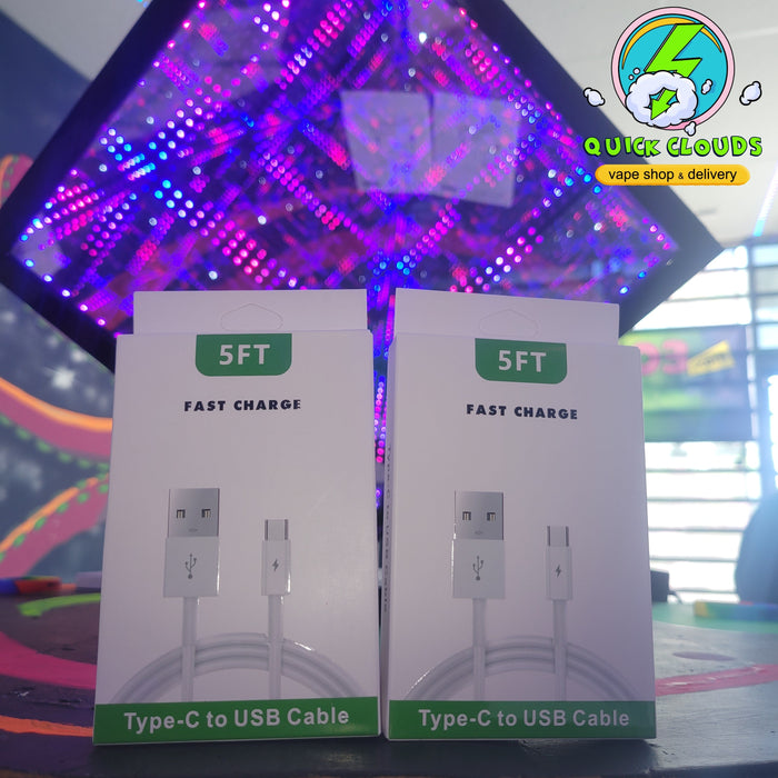 Type C to USB 5ft Charging Cable none Batteries & Chargers