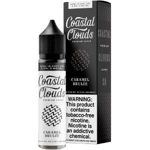 Coastal Clouds desserts 60mL Coastal Clouds Premium e-Liquids Caramel Brulee Coastal Clouds / 3mg / 60mL