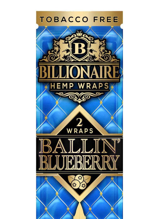 Billionaire Hemp Wraps Billionaire Hemp Wraps Smoking Accessories Ballin Blueberry